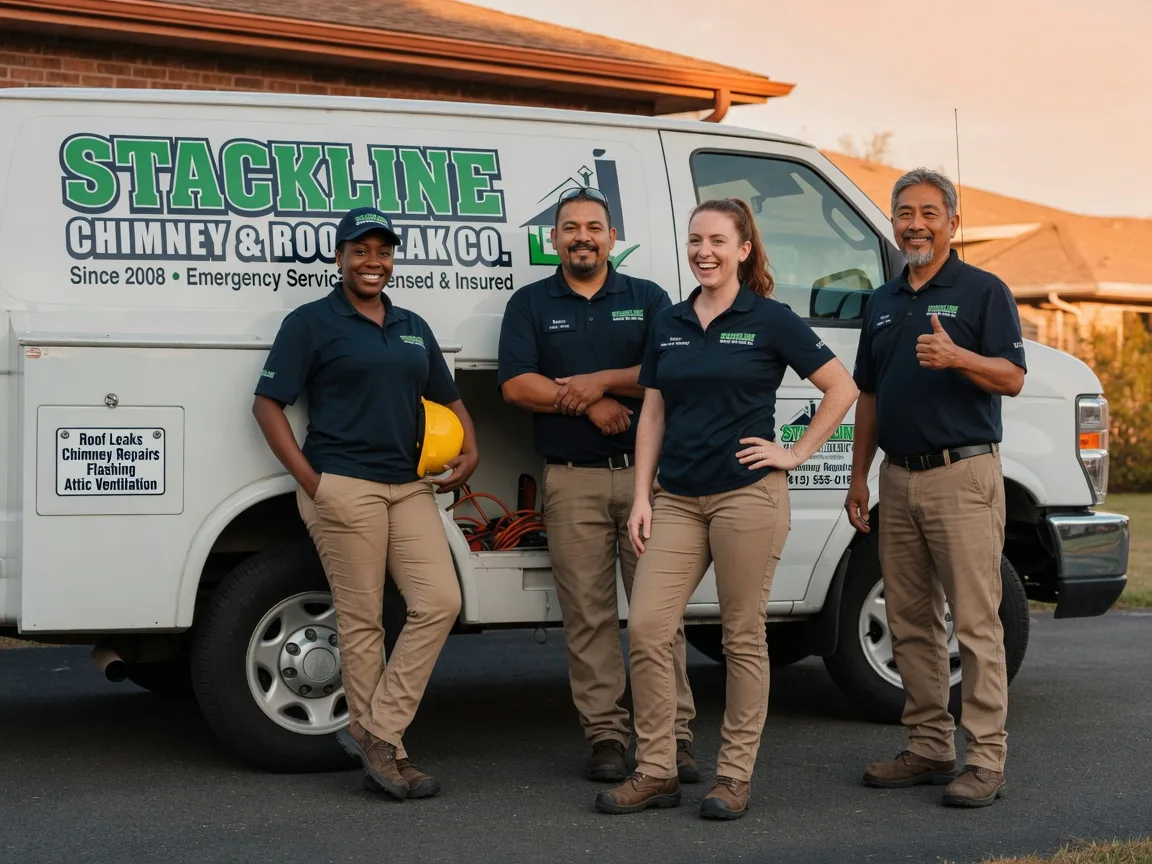 Chimney flashing repair company in Hackberry, LA